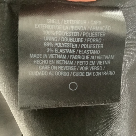 TAHARI Black Textured Pencil Skirt Plus Size 22 Lined Side and Slit Zipper - Picture 9 of 9